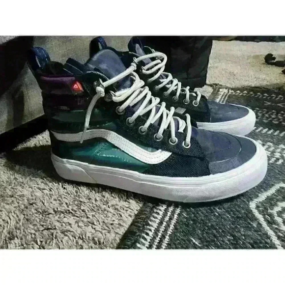 VANS Sk8 Hi MTE 2.0 DX Dress Blues Jasper Green Men’s US Size Men-7.5 Women- 6.0 - Picture 2 of 9